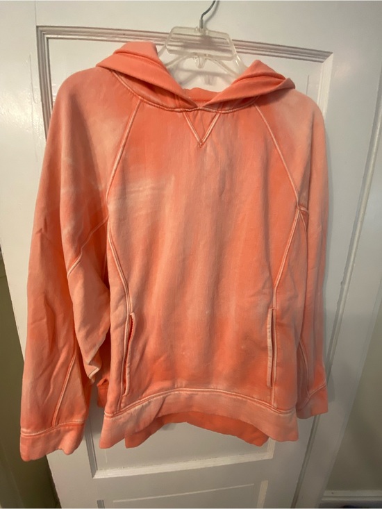 Pilcro Tops - Anthropologie Pilcro Women's Coral Hooded Pullover Sweatshirt